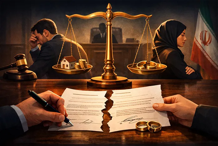 مشکلات دادن حق طلاق به زن