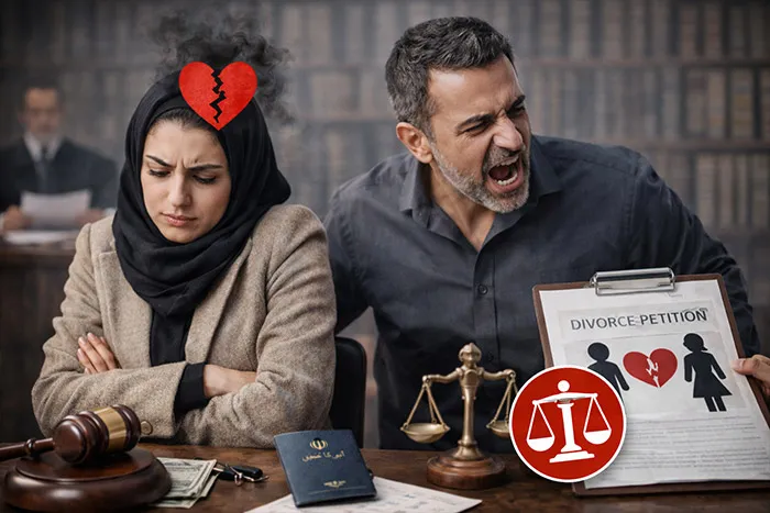 درخواست طلاق به دلیل عسر و حرج ناشی از تنفر