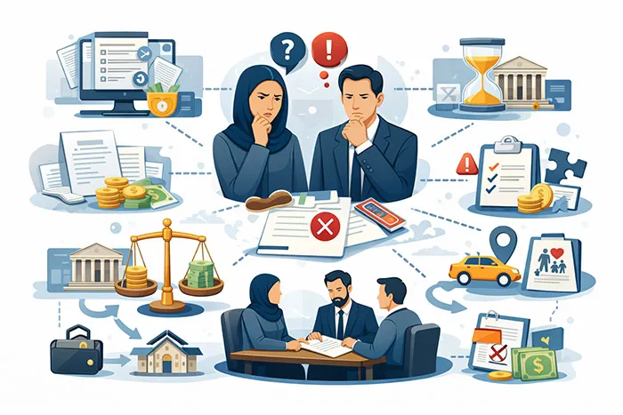 هزینه طلاق توافقی بدون وکیل