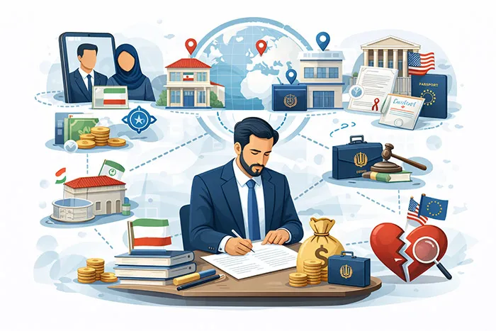 هزینه طلاق توافقی برای ایرانیان خارج از کشور