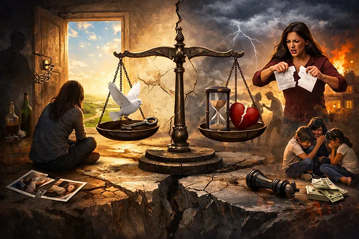 مزایا و معایب حق طلاق برای زن در پروندههای واقعی