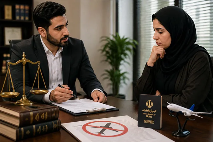 شرایط ممنوع الخروج کردن زوجه