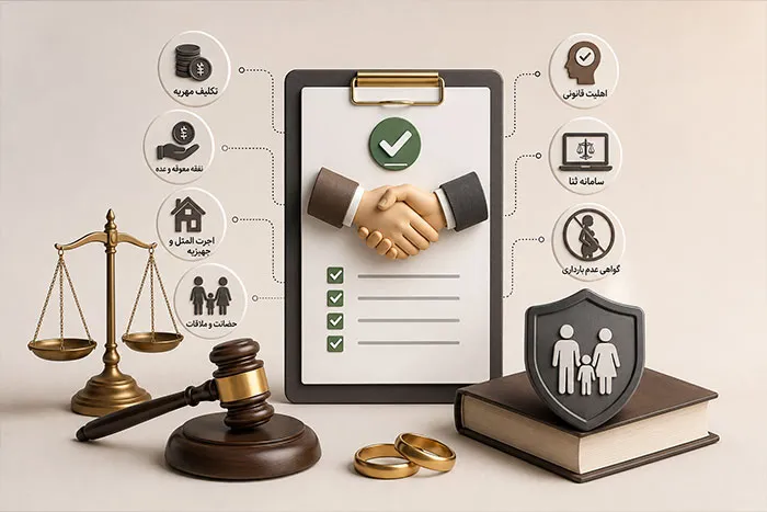 شرایط لازم طلاق توافقی