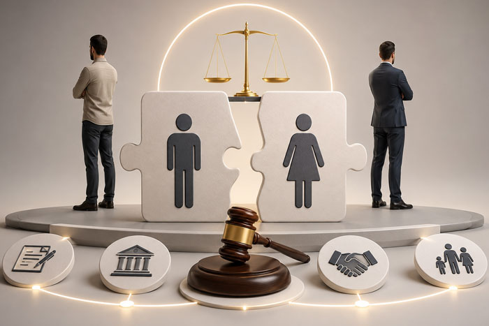 مراحل طلاق توافقی