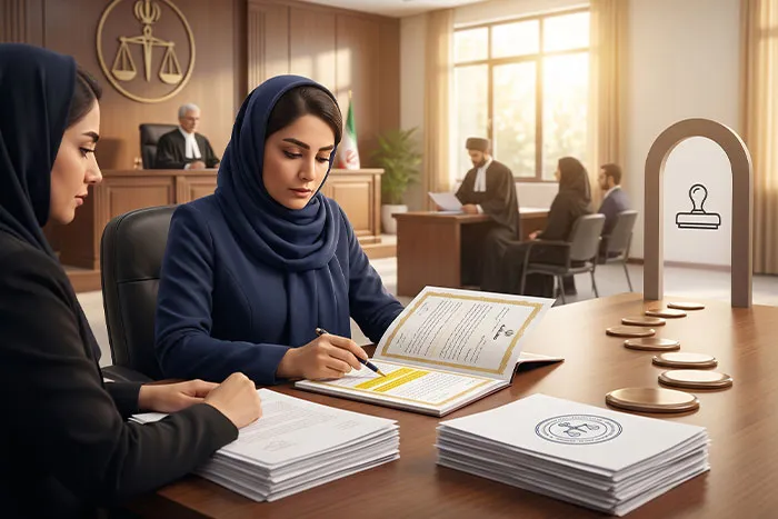 مراحل طلاق با داشتن حق طلاق