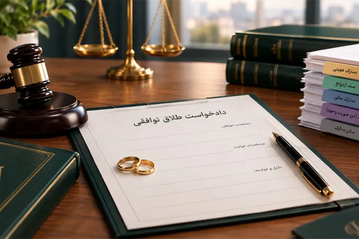 نمونه دادخواست طلاق توافقی